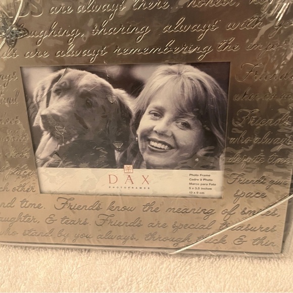 ✨ DAX Silver Metal Photo Frame - Friends Theme, 5x3.5. New in Box! - Picture 2 of 15